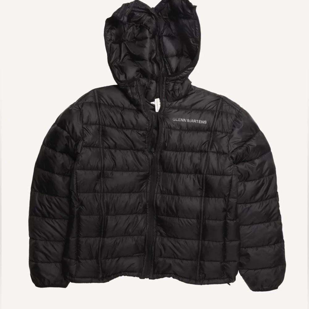 H&M Glenn martens boning detail puffer jacket